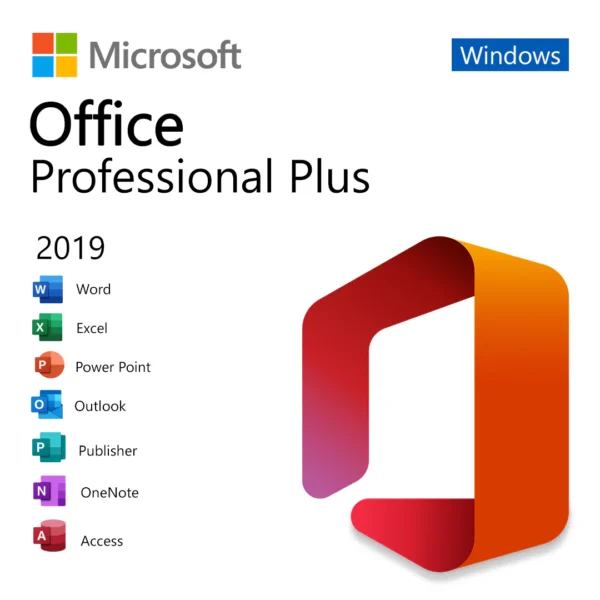 Microsoft Office Pro 2019 Plus Microsoft Key - GLOBAL